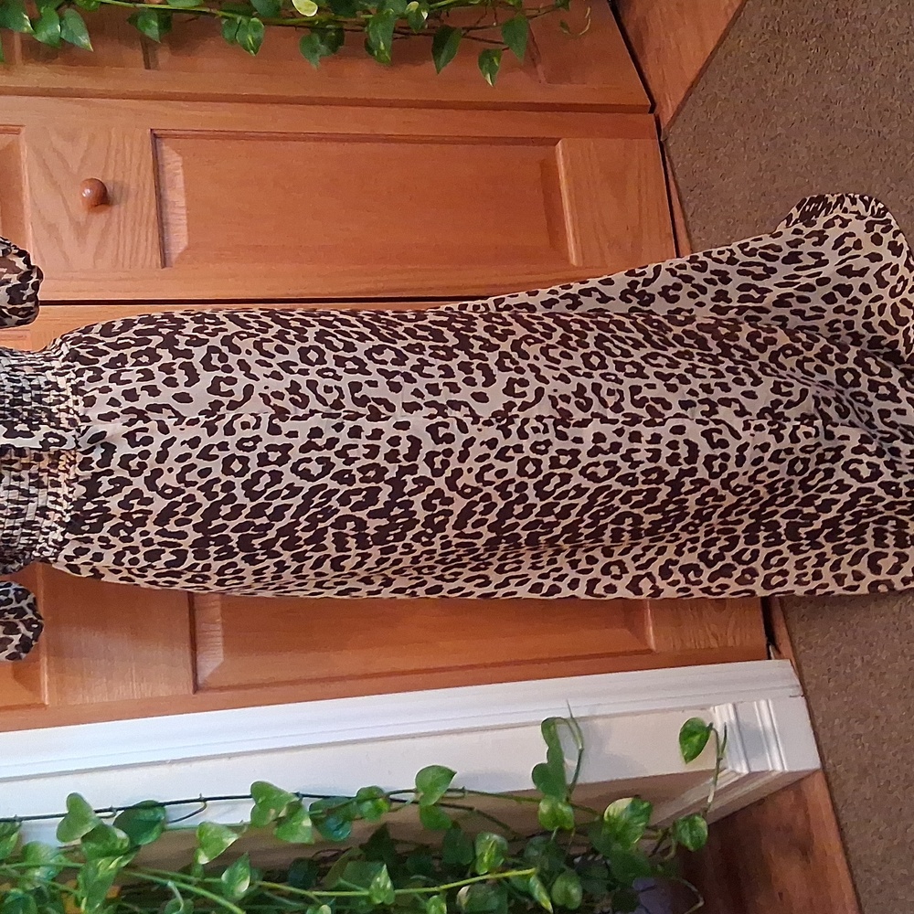 ASOS Leopard Print Maxi Dress EUC - Picture 6 of 14